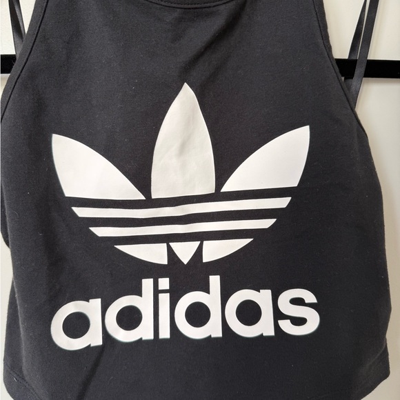 Adidas Black Trefoil Halter Tank - Picture 7 of 11